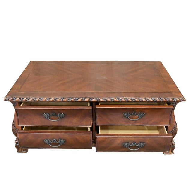 Broyhill Broyhill Solid Wood Coffee Table For Sale - Image 4 of 9