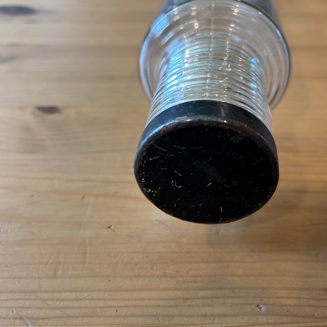 Art Deco Mid 20th Century Machine Age Art Deco Collectible Glass Rolling Pin For Sale - Image 3 of 5