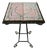 Mid-Century Plant Table in Pink Ceramic and Wrought Iron, 1960s For Sale