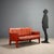 Two-seater leather sofa model CAB 415, designed by Mario Bellini for Cassina in the 1980s. This iconic piece features a...