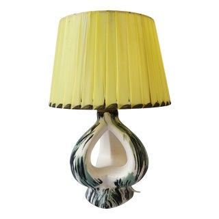 Vintage Ceramic Table Lamp, 1950s For Sale