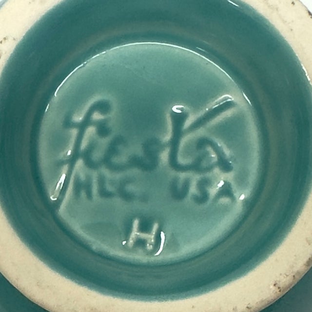 Ceramic Late 20th Century Mixed Aqua and Turquoise Cylindrical Ceramic Vase Curation - Group of 7 For Sale - Image 7 of 12