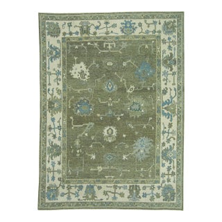 Turkish Oushak Rug 7'6" x 10'2" #19147 For Sale