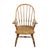American Ethan Allen Circa 1776 Collection Solid Maple Early American Bowback Windsor Dining Arm Chair 18-6211a For Sale - Image 3 of 10
