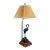 Late 20th Century Theodore Alexander Meiji Style Crane & Turtle Table Lamp For Sale
