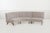 Mid-Century Modern 1950s Gio Ponti Style Sectional Sofa by Hisa, Italy – Mohair Upholstery, Walnut Legs For Sale - Image 3 of 10