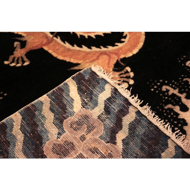 Nazmiyal Collection Antique Chinese Peking Rug For Sale - Image 9 of 9