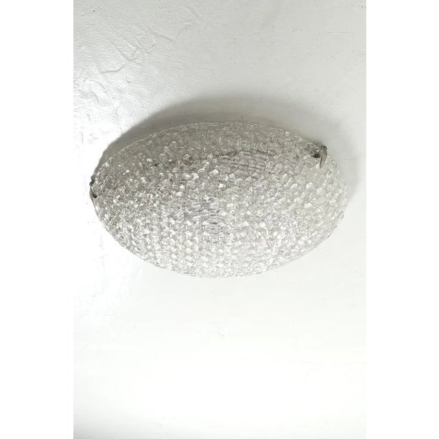 Vinatge Glass Ceiling Light For Sale - Image 6 of 6