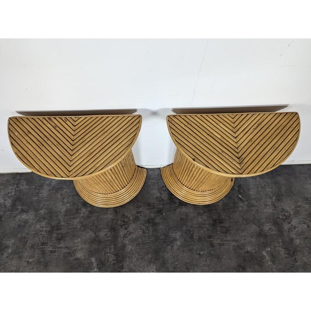 Split Bamboo Columns, Set of 2 For Sale - Image 3 of 6