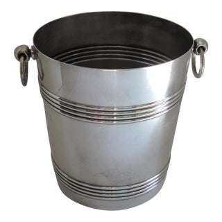 Christofle Art Deco Champagne Wine Bucket Cooler France C.1940 For Sale