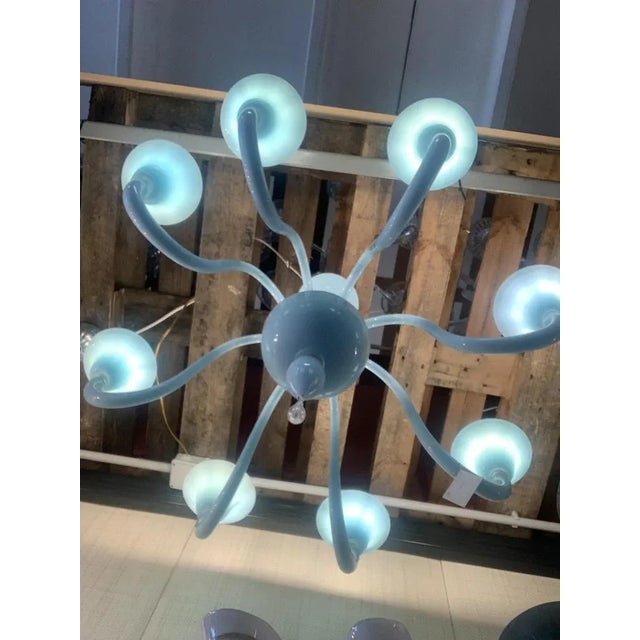 Translucent Red Murano Glass Chandelier from Simoeng For Sale - Image 7 of 9