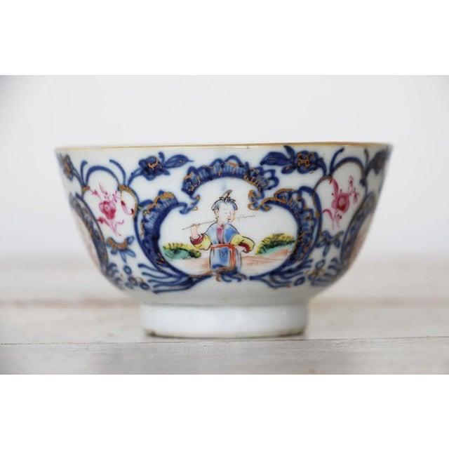 18th Century Qianlong Porcelain Bowl Depicting Scenes For Sale - Image 13 of 13