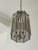 1970’s Chrome and Glass Entryway Chandelier For Sale - Image 4 of 10
