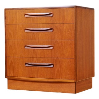 Teak Mid Century Dresser Nightstand by G Plan For Sale