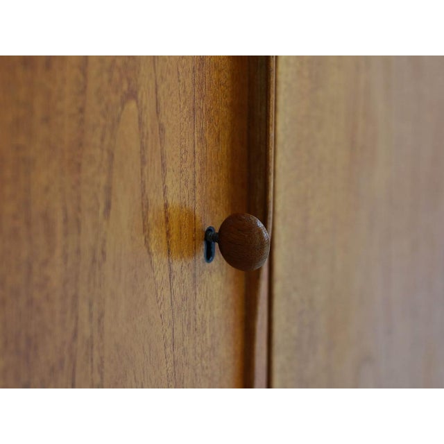 Wood Swiss Design Sideboard in Teak, 1960s For Sale - Image 7 of 12