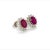 Natural Ruby Diamond Earrings 14k Gold 4.04 TCW Certified For Sale - Image 9 of 11