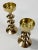 Late 20th Century Mid-Century Modern Brass Votive Candle Holders, a Pair For Sale - Image 4 of 4