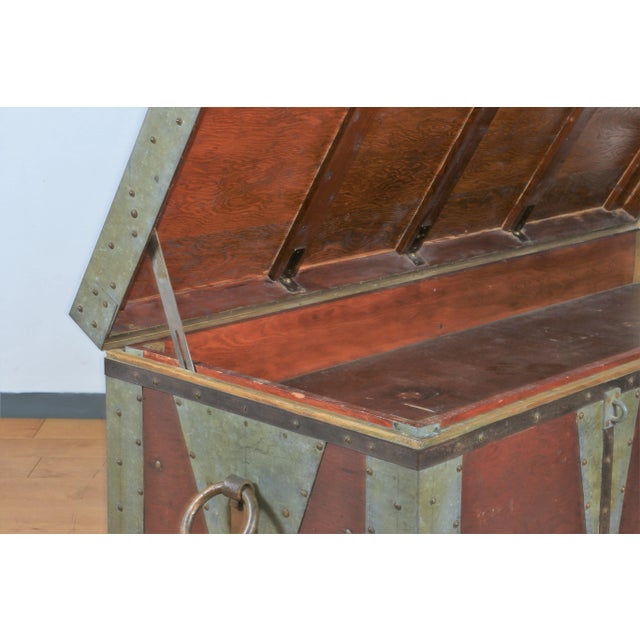 1940s Industrial Large Chest 1940’s For Sale - Image 5 of 11