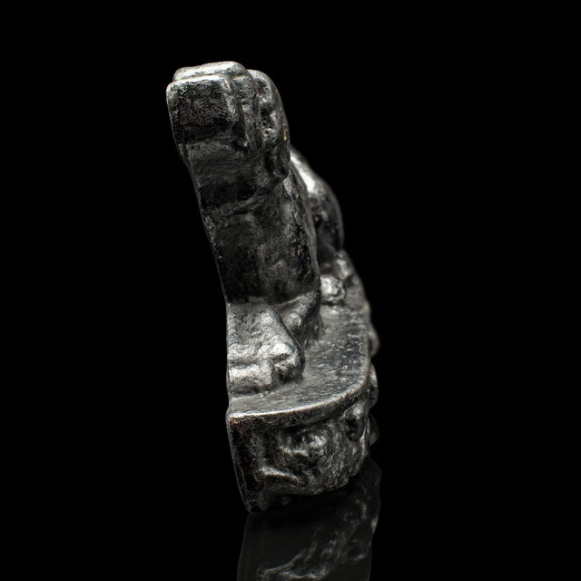 1910's Small Antique Dog Door Stop For Sale - Image 4 of 8