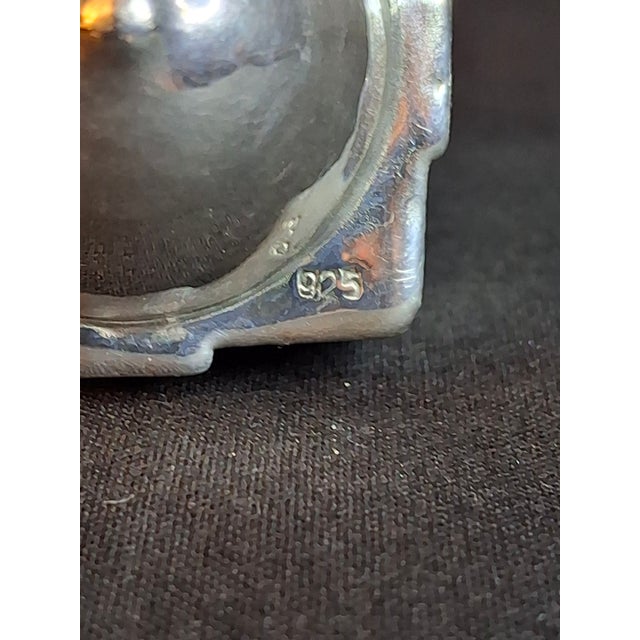 Vintage Sterling Silver 925 Jerusalem Cityscape Dreidel Sevivon Judaica 40g For Sale - Image 14 of 15