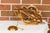 Metal Mid 20th Century Mid Century Modern French Gilt Metal Three-Light Lantern with Scrolling Effects, Wired For Sale - Image 7 of 12