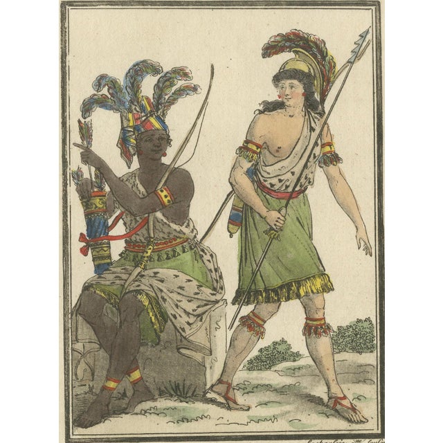 Lachaussée, African Amazon and Amazon River Warrior, 1806, Engraving For Sale - Image 5 of 9