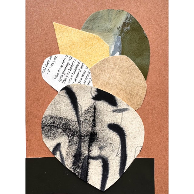 "New Directive" is an original mixed media collage on paper by Zac Woodiel. This is one of eight pieces in the "New...
