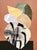 "New Directive" is an original mixed media collage on paper by Zac Woodiel. This is one of eight pieces in the "New...