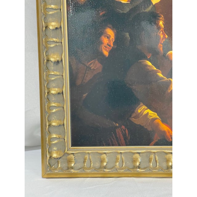 The Mocking of Christ — After Gerrit Van Honthorst, C. 1617 — Linen-Textured Fine Art Print For Sale - Image 9 of 10