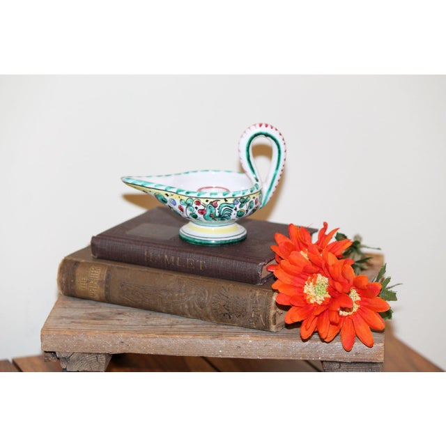 A beautiful, authentic Deruta piece, complete with original signature and sticker. Made in the Umbria region of Italy in...
