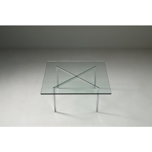 1920s Vintage Barcelona Coffee Table by Ludwig Mies Van Der Rohe for Knoll, 1920s For Sale - Image 5 of 9