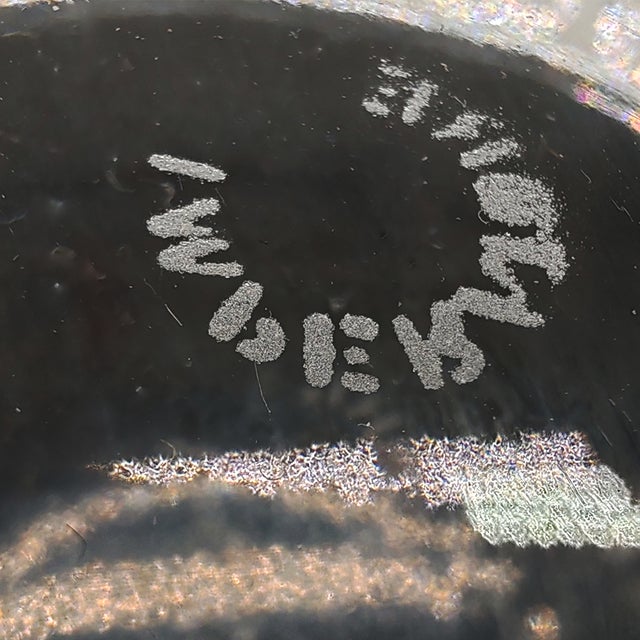 Glass Candy Holder in Heavy Crystal by Antonio Imperatore, Italy, 1970s For Sale - Image 7 of 8