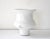 White Sculptural Studio Pottery Vase For Sale - Image 4 of 10