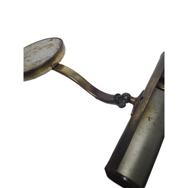 Metal Art Deco Wall Lamp, Poland, 1930s For Sale - Image 7 of 10