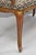 Vintage French Louis XV Style Distressed Gold Gilt Cane Back Vanity Bench Seat For Sale - Image 12 of 18