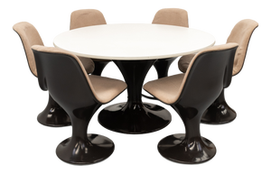Orbit Dining Set by Farner & Grunder for Herman Miller, 1960s, Set of 7