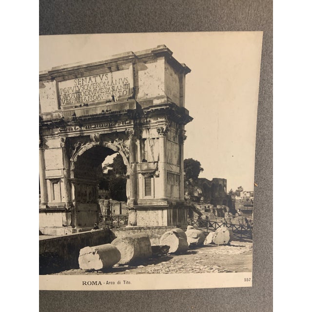 Illustration Antique Italian Arch of Titus Photograph For Sale - Image 3 of 4