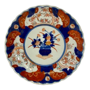 Antique Hand-Painted Imari Plate Made in Japan - Circa 1900
