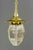 Art Deco Hanging Lamp with Cut Glass Shade, Vienna, Austria, 1920s For Sale - Image 3 of 14