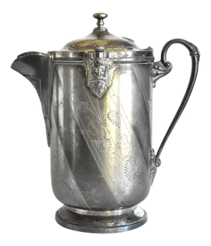 Antique C.1870s Reed & Barton Silver Plate Water Pitcher