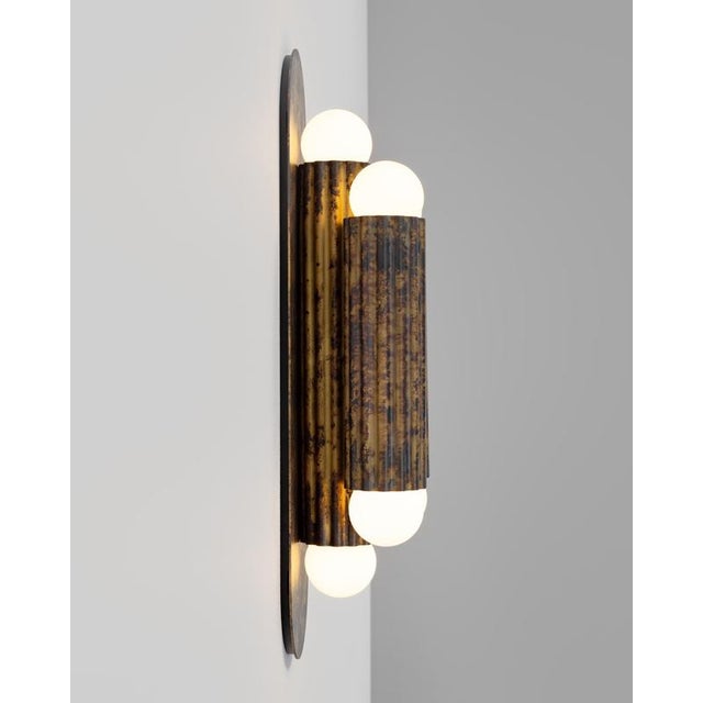 Vesta Triple Wall Sconce by Schwung For Sale - Image 12 of 18