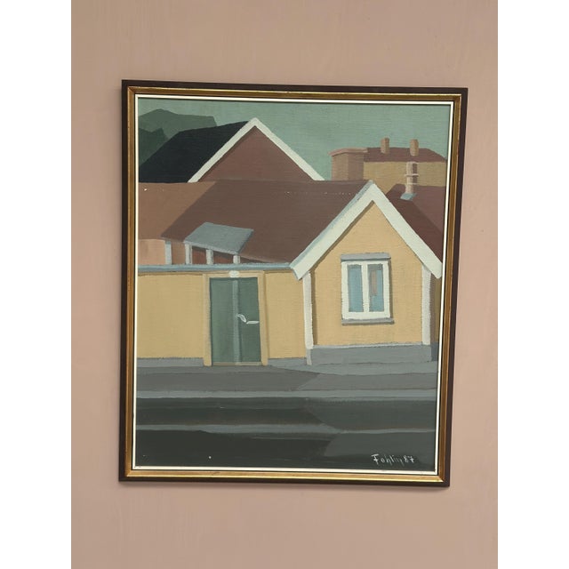 Gunnar Fohlin, City Scene, 1987, Oil on Canvas, Framed For Sale - Image 13 of 18