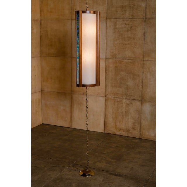 1960s John Keal Chain Pole Lamp For Sale - Image 11 of 11