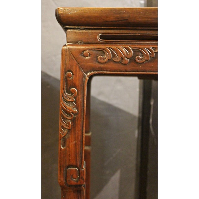 Late 19th Century Circa 1880 Ming Style Chinese Export Rosewood Plant Stand Pedestal For Sale - Image 5 of 8
