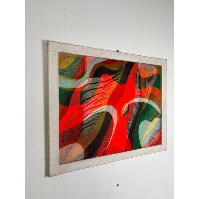 In this work from her abstract period, Isa Di Battista Gorini. Isa Di Battista Gorini is a Milanese painter who studied...
