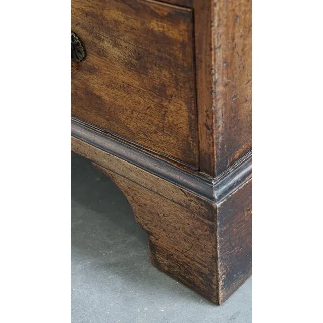Antique English Dressing Chest with Brushing Slide For Sale - Image 9 of 14