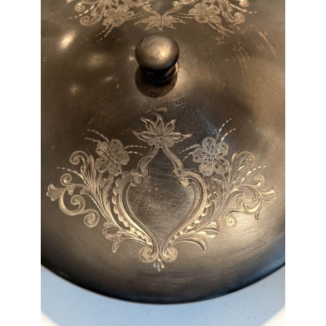 19th Century Victorian Quadruple Silver Plate Serving Pieces - Set of 3 For Sale - Image 9 of 15