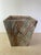 Postmodern Late 20th Century Post Modern Rainforest Marble Tapered Waste Basket For Sale - Image 3 of 10