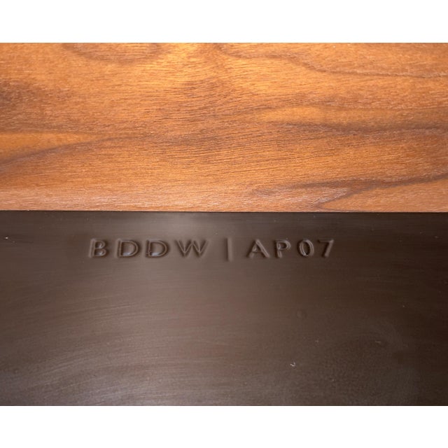 BDDW Lake Credenza Walnut and Graphite Lacquer For Sale - Image 14 of 15