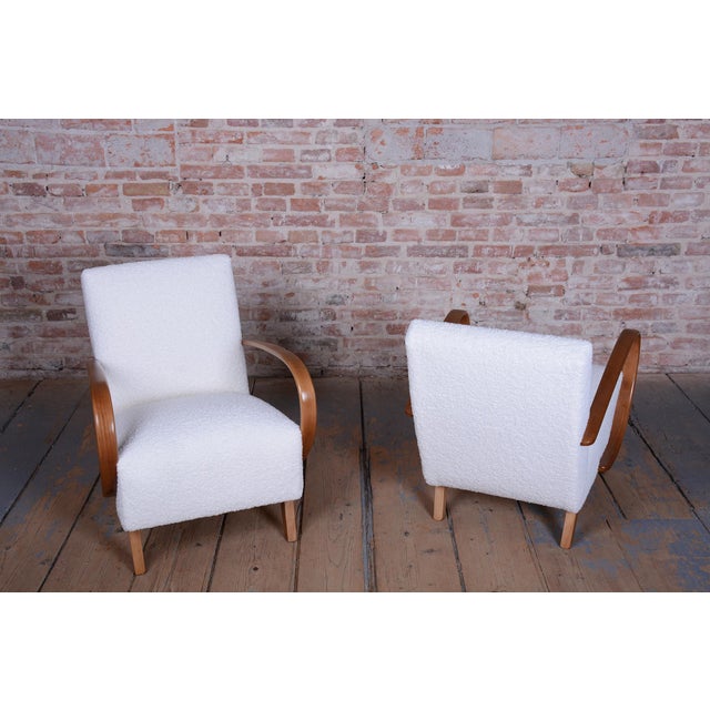 Czech Art Deco Model C Armchair by to J. Halabala for Up Zavody, 1940s For Sale - Image 14 of 17